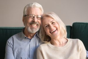 older couple smiling