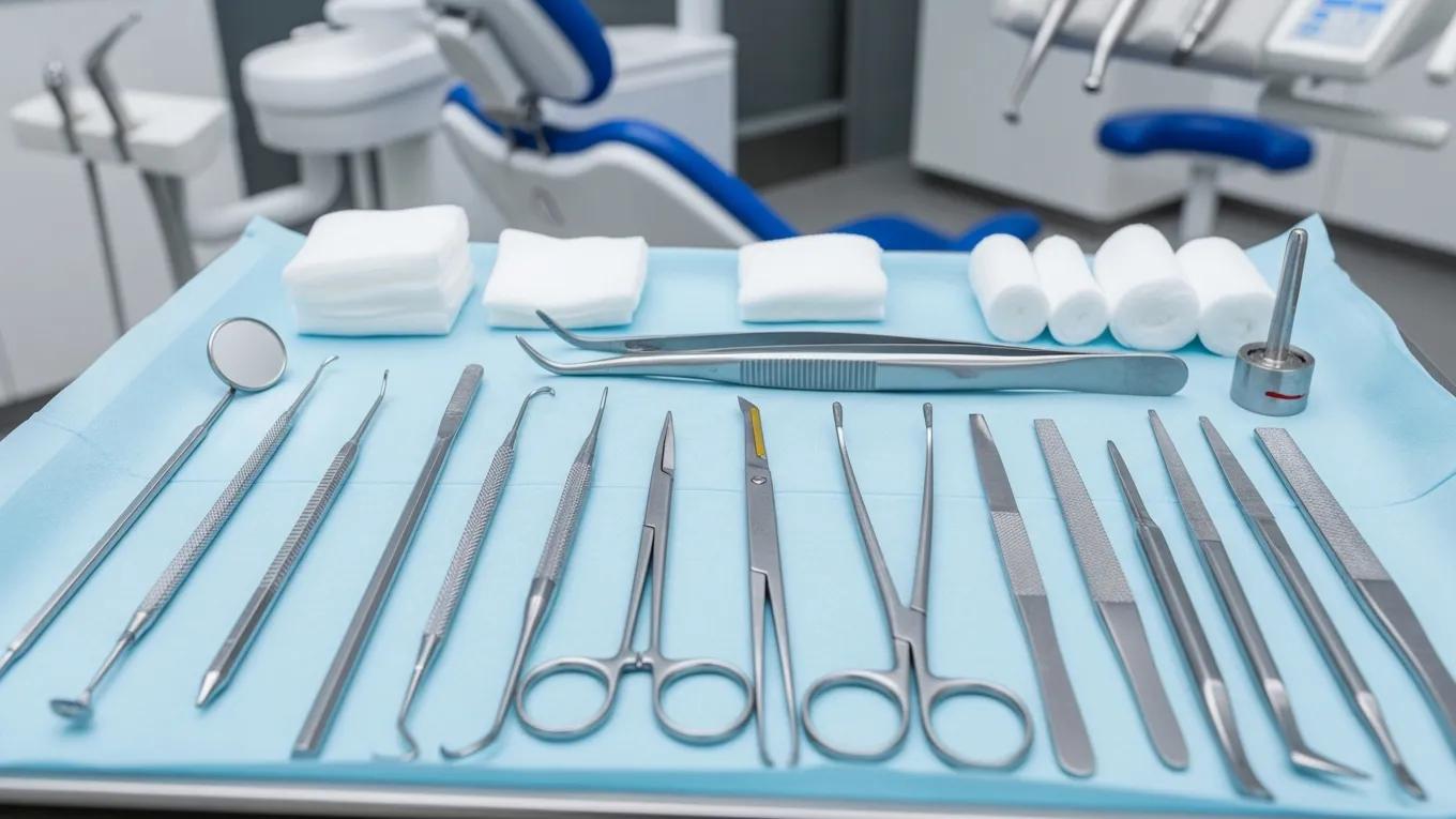 close-up-of-dental-instruments-prepared-for-wisdom-tooth-extraction