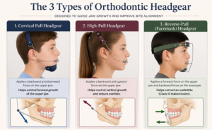 types of orthodontic headgear